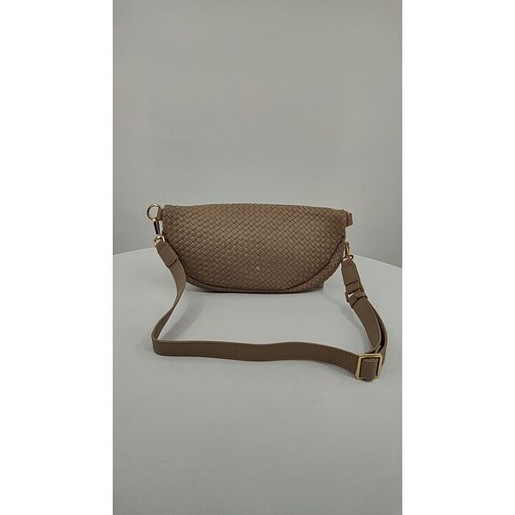 Quince Women Italian Leather Handwoven Sling Bag Tan OS - Picture 2 of 2